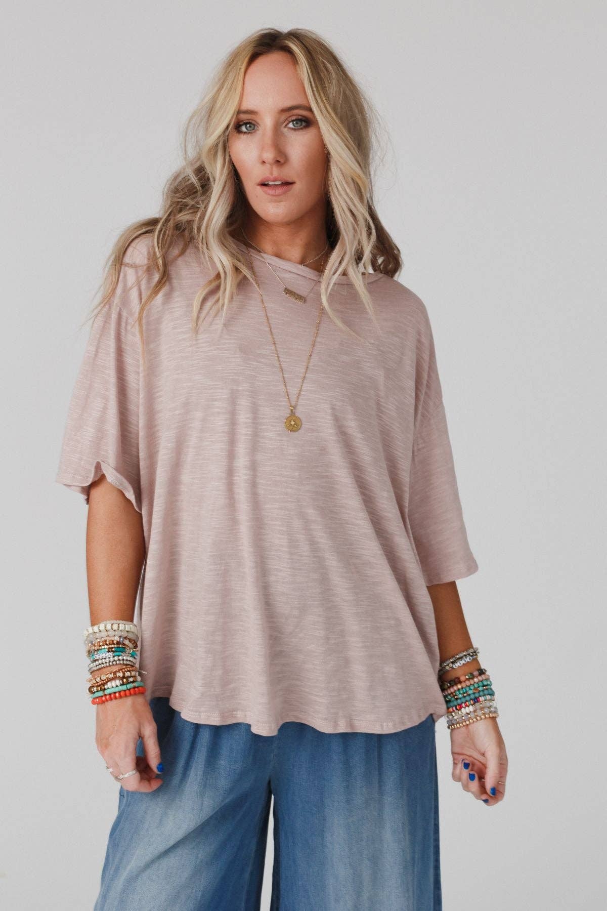 Your Favorite Slub Tee Shirt - Taupe