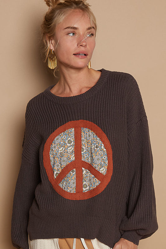 Peace Patch Sweater