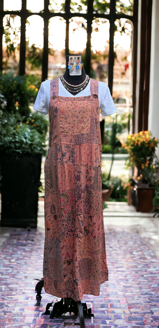 Rayon Sedona Patchwork Dress