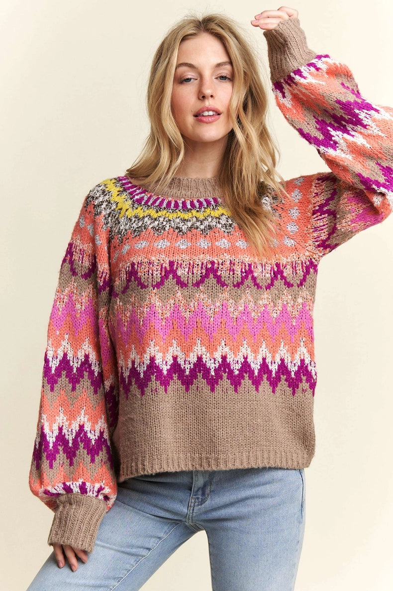 Sweetheart Knit Sweater