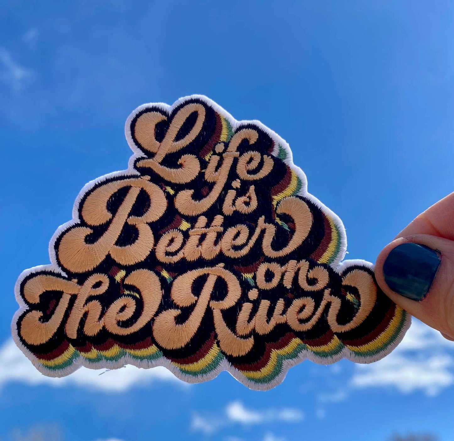 Trucker Hat- Life is Better on the River Patch