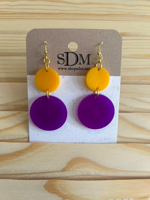 Double Circle Earrings