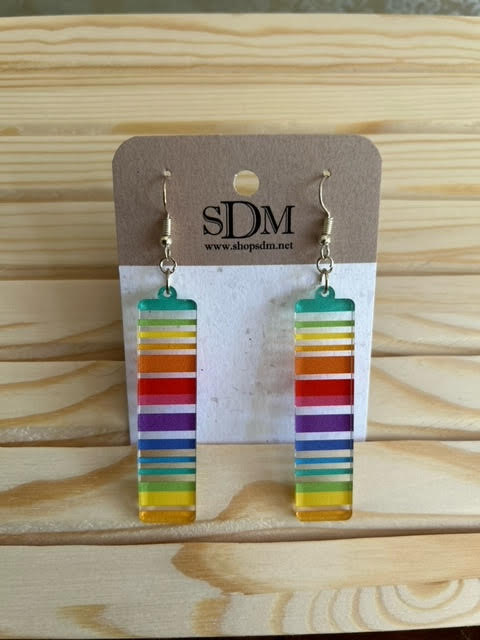 Pride Rectangle Earrings